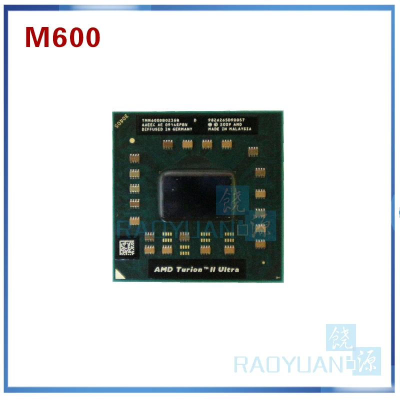 AMD Turion II Ultra Dual-Core Mobile M600 TMM600DBO23GQ 2.4G 2M cpu latop processor Socket S1