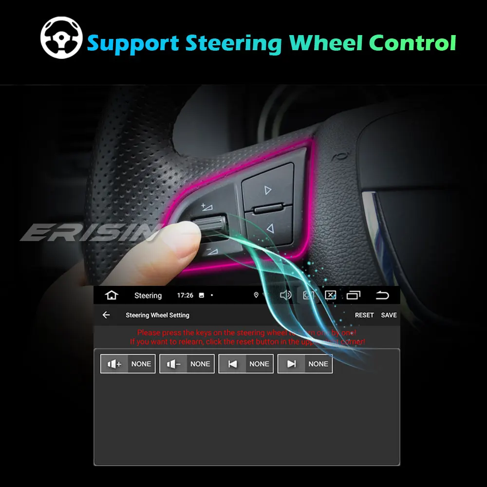 Erisin ES8176J DAB + Android 10 Автомагнитола DSP GPS CarPlay Wifi USB для Jeep Compass Wrangler Dodge Challenger Chrysler |