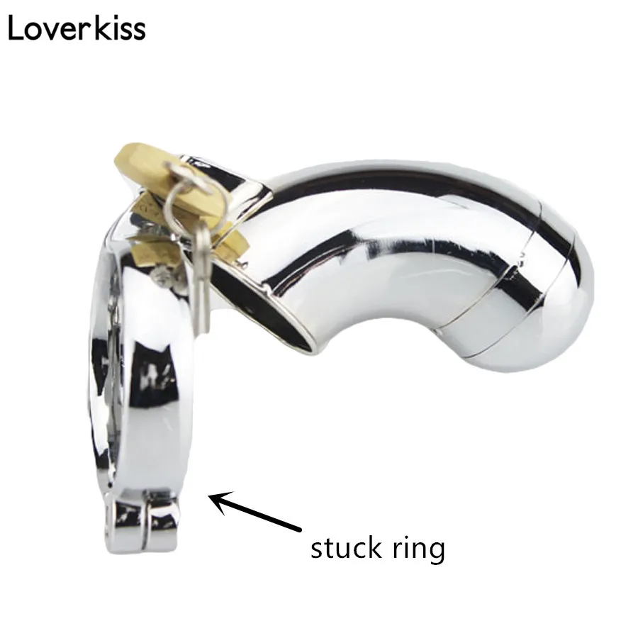 Клетка для пениса Loverkiss мужское устройство верности металлическая клетка секс