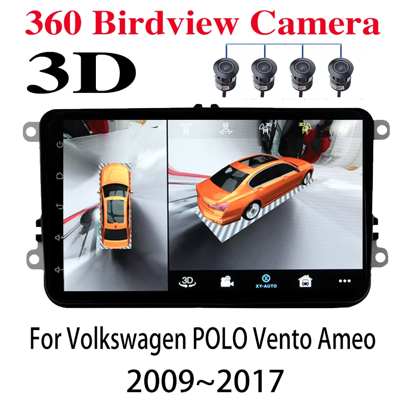 Автомобильный мультимедийный плеер для Volkswagen VW POLO Vento Ameo 6R 6C 61 2009 ~ 2017 GPS аудио