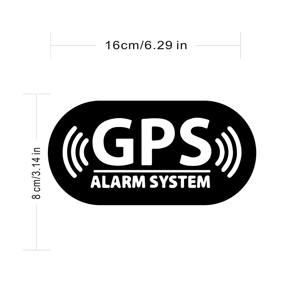 

Car Sticker GPS Alarm Location Car Bumper Stickers and Decals Car Styling Decoration Door Body Window Vinyl Stickers