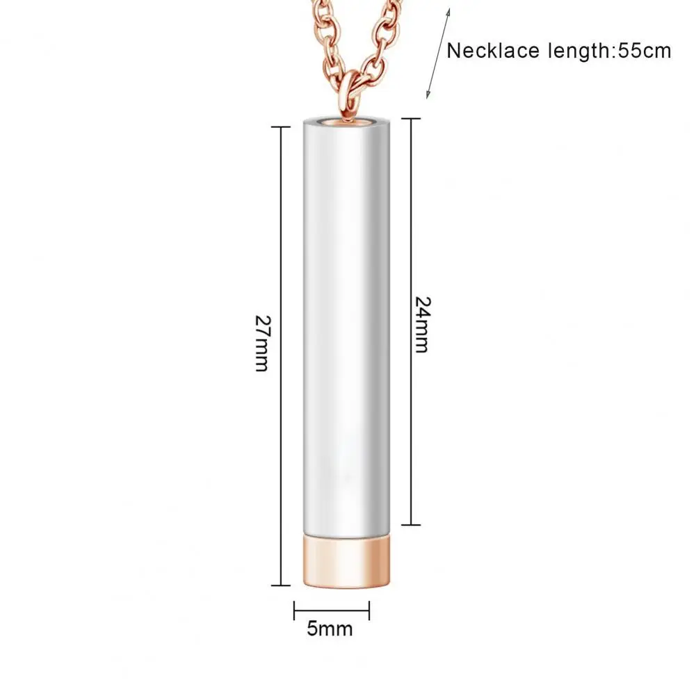2021 Новое модное простое ожерелье легкое полировочное текстурное
