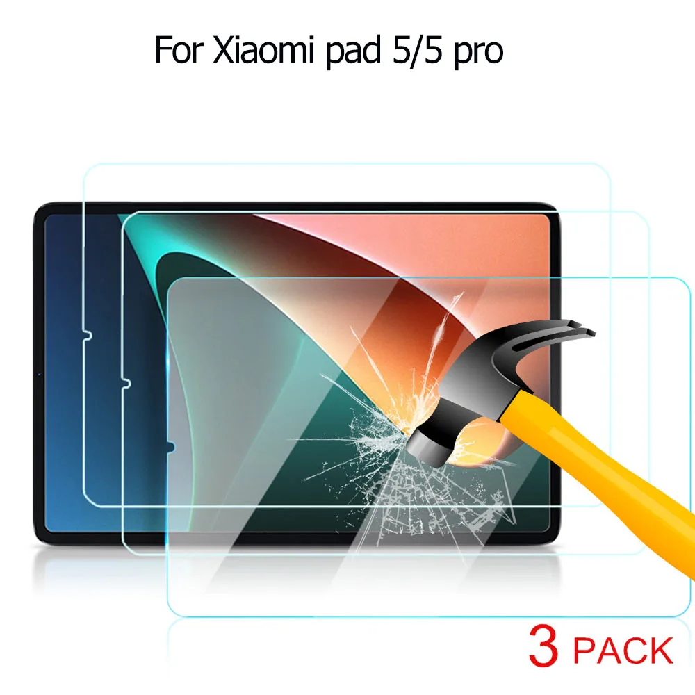 

Защитное закаленное стекло для планшета Xiaomi Pad 5 Mi Pad 5 Pro 2021 HD, 3 шт.