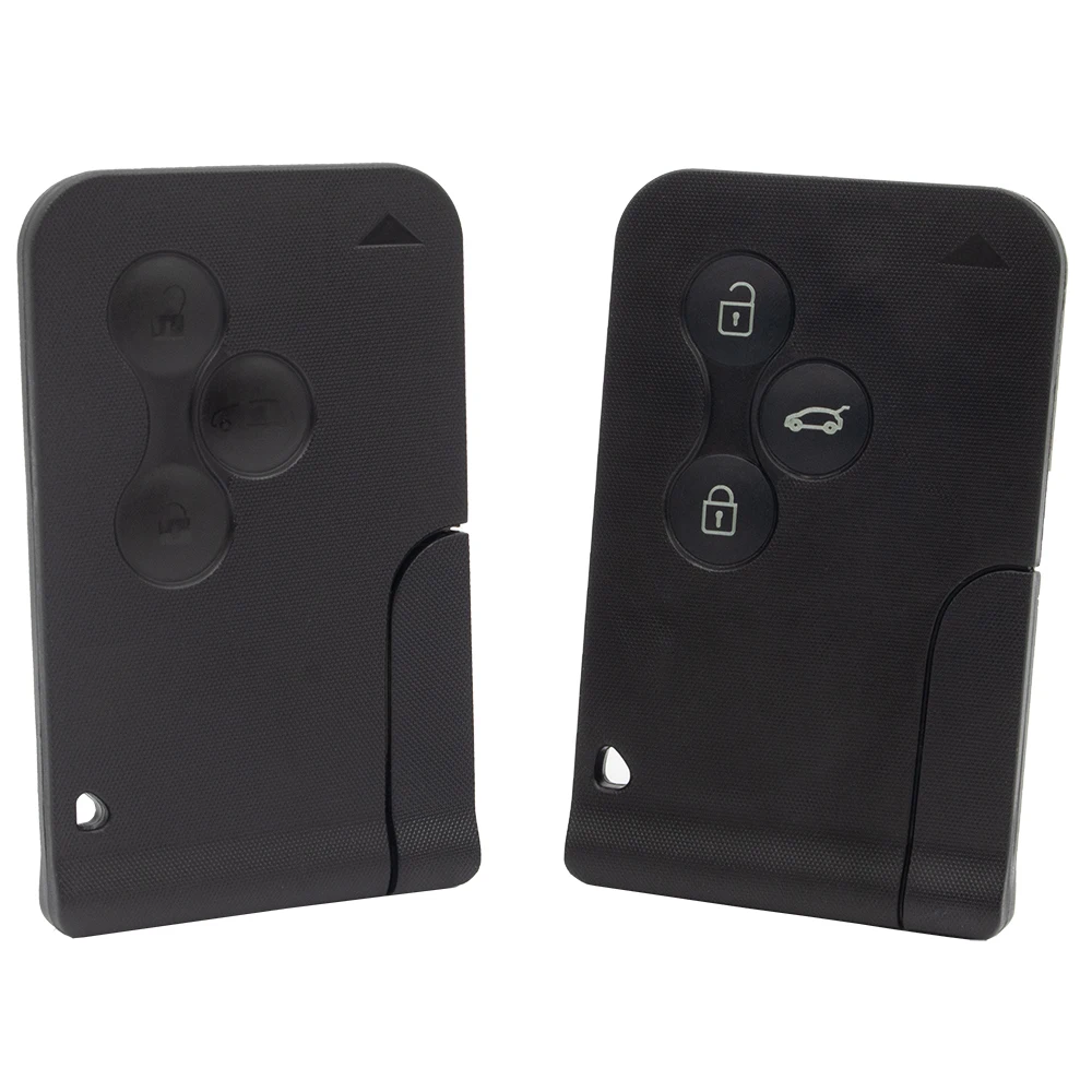 WhatsKey 3 кнопки смарт-карты дистанционного ключа чехол для Renault Clio Logan Koleos Megane 2 Scenic