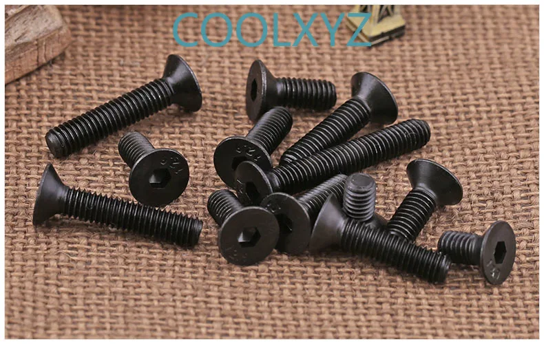 12.9-stage sink inside hexagonal screw flat head hex cup M3 M4 M5 10pcs | Обустройство дома