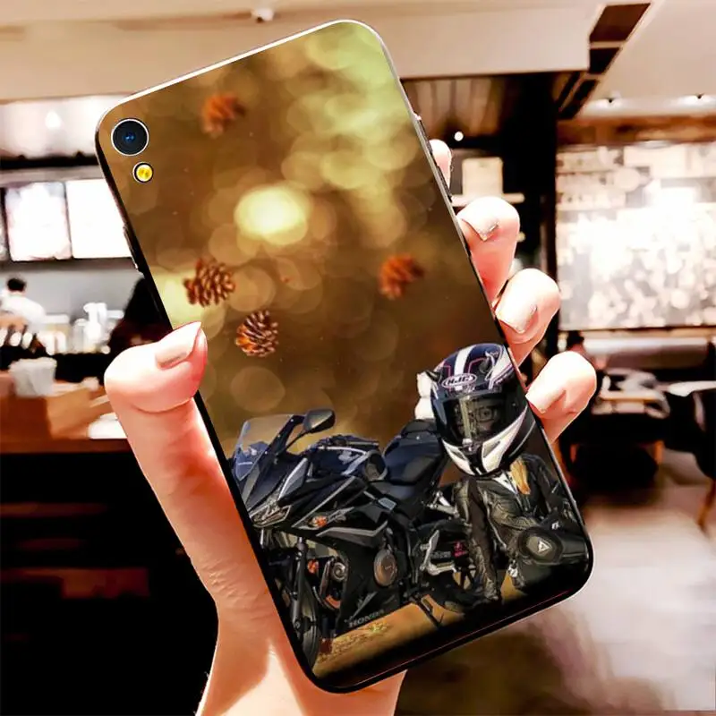 PENHUWAN мультфильм мотоциклетный шлем чехол для телефона Vivo Y91c Y17 Y51 Y67 Y55 Y93 Y81S Y19 Y7S |