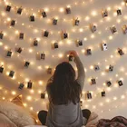2 м LED струнные огни Открытый Батарея работает гирлянда на Рождество, украшение, украшение для дома, вечерние, свадьбы, дня рождения, гирляндой