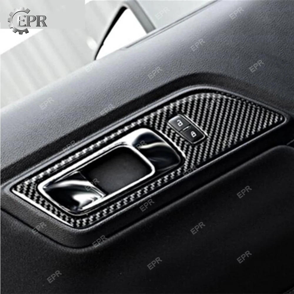 Внутренняя отделка из углеродного волокна для Ford Mustang 2015 крышка приборной