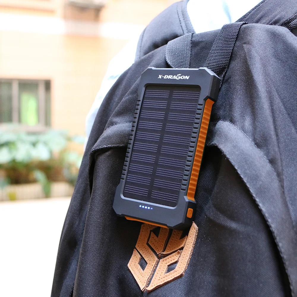 Солнечное зарядное устройство 10000 мАч портативное солнечное для iPhone 8 X 11pro iPad Air