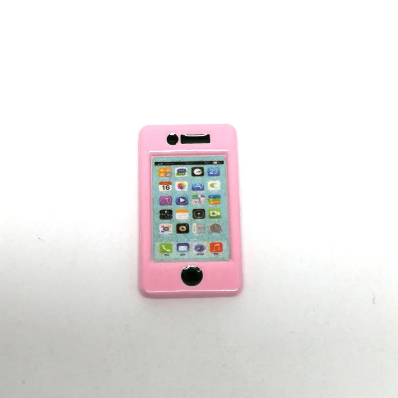 Милая кукла масштаб 1:12 телефон кукольный домик сотовый Миниатюрная игрушка еда