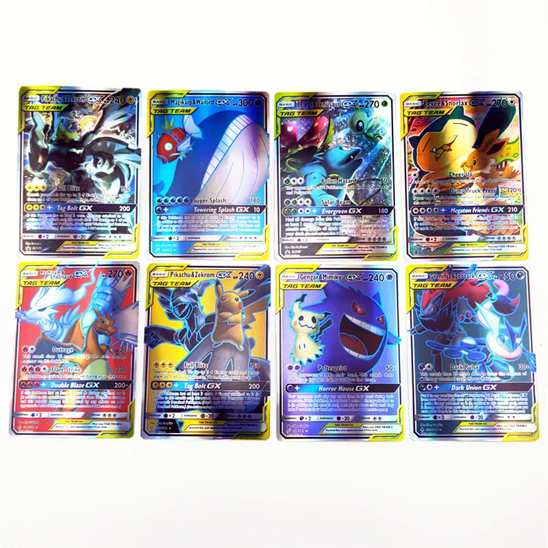 120 шт./компл. тег команды Pokemon TAKARA TOMY боевые игрушки хобби Коллекционирование игра