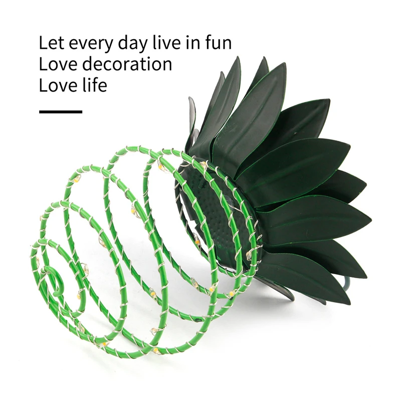 Светодиодный в форме ананаса солнечный светильник s садовый подвесной Ночной