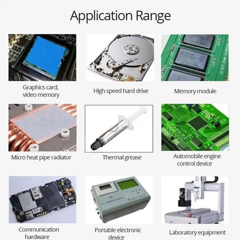 5g QM850 Chipset Desktop PC Heat Guide GPU Conductive Silicone Grease Laptop CPU Cooling Compound Thermal Paste Computer |