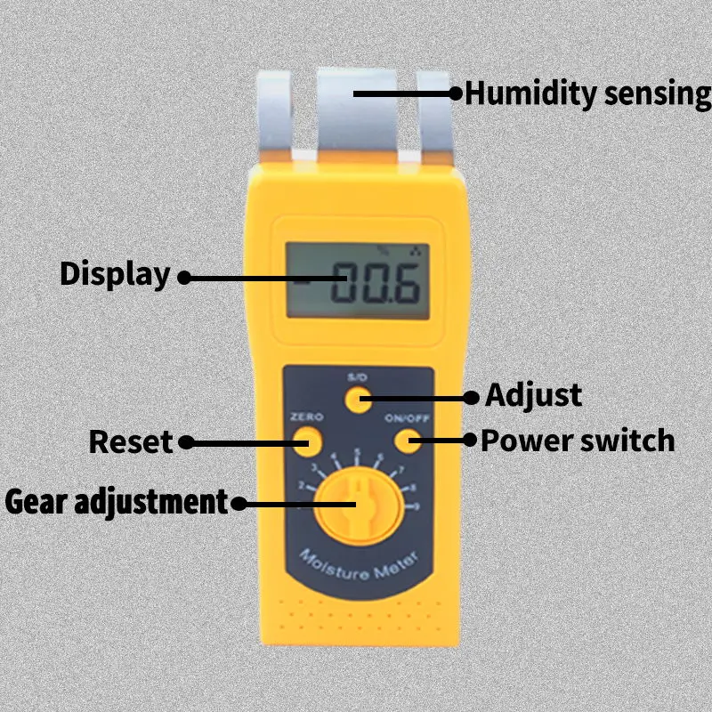 

DM200P Metal Induction Sensor Paper Moisture Meter