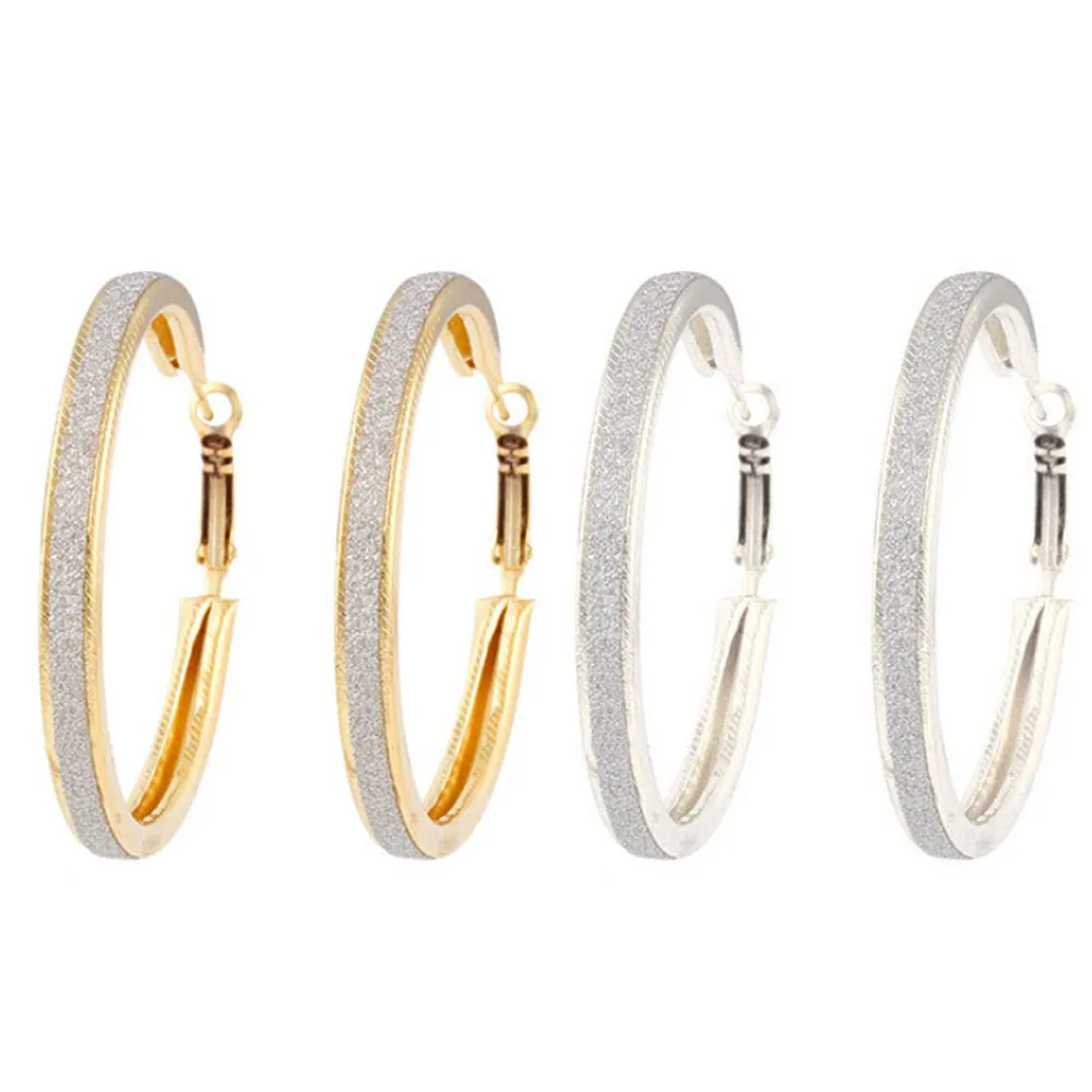 1 пара Женский обруч из сплава болтается серьги Ювелирное Платье аксессуар