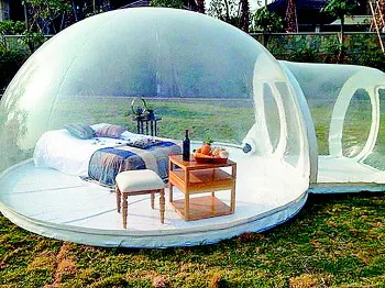 

Inflatable Transparent Bubble Tent Customized 3M,4M,5M Dia Bubble Hotel For Outdoor Camping Tent Bubble Tree House For Party