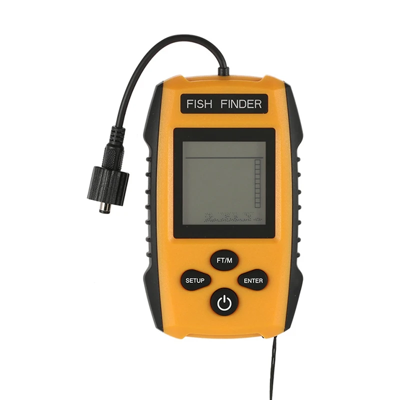 Хит портативный гидролокатор рыболокатор эхолот рыболовное снаряжение с ЖК