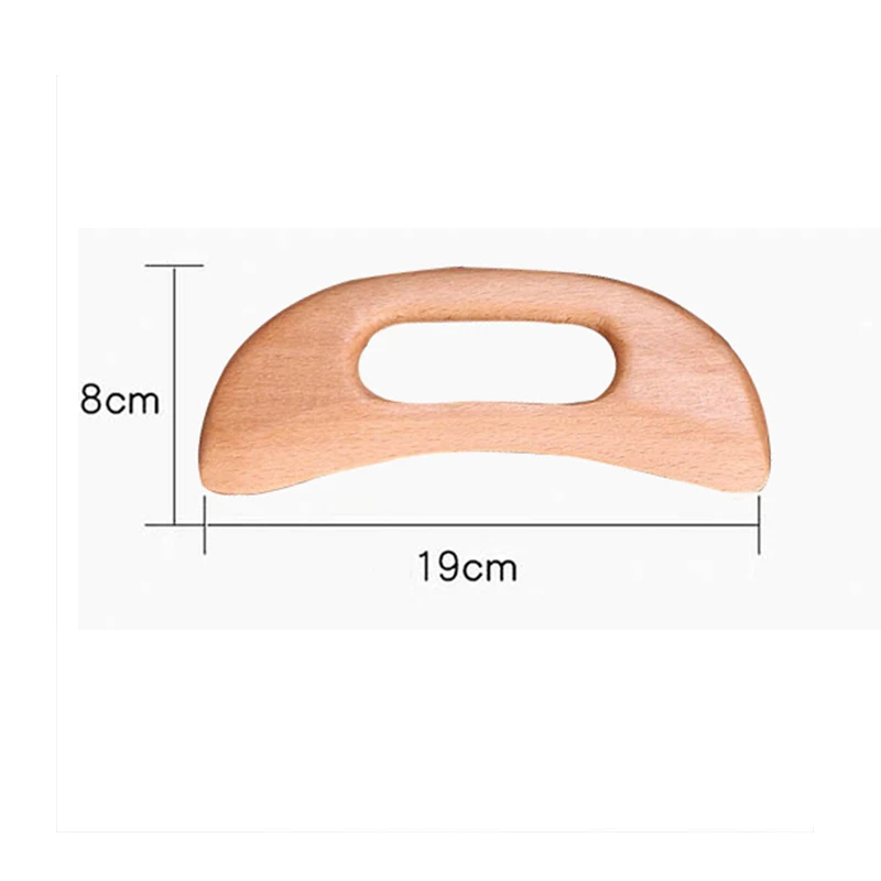 100% натуральная древесина Guasha Массажер нож для мышц фасции спины массаж