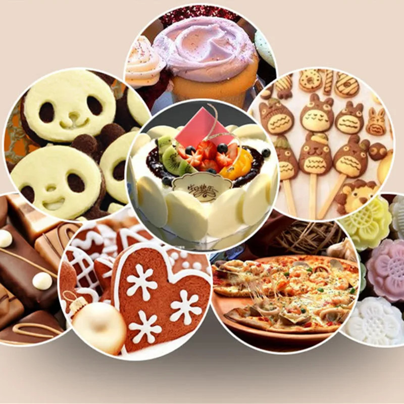 1/10 шт. антипригарная форма для кексов из алюминиевого сплава|Принадлежности