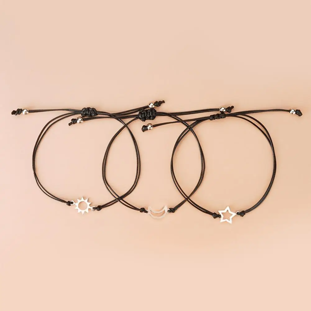 Браслеты дружбы для женщин и девушек простые цепочка веревка ручной работы