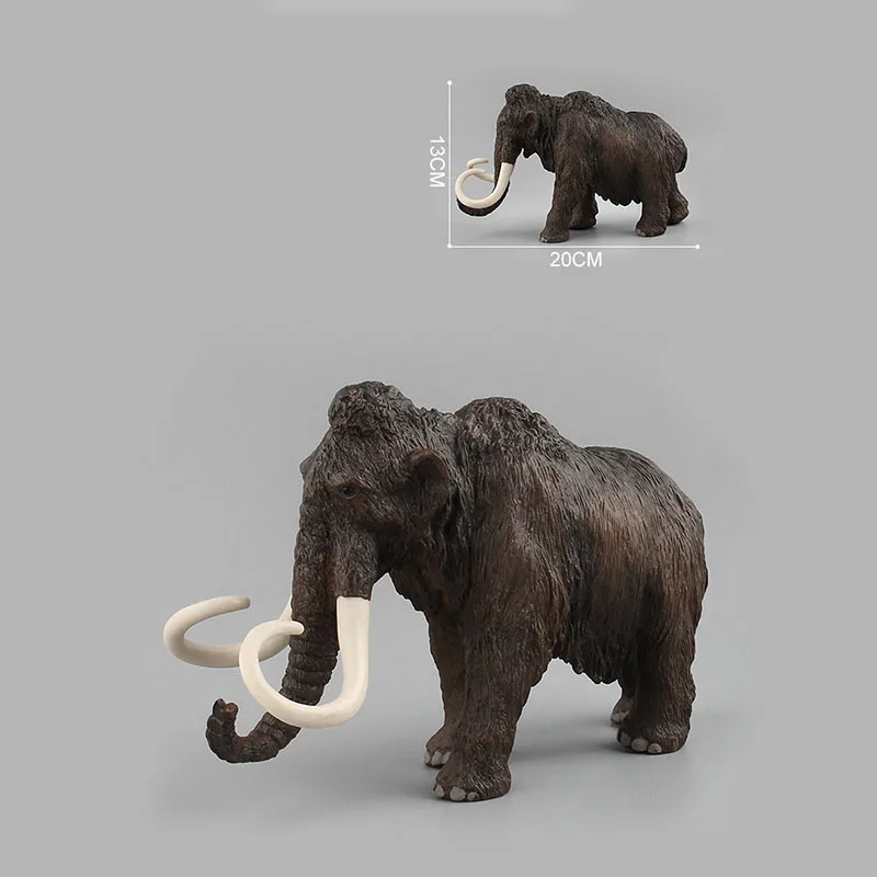 Животное Modelo ПВХ Мамонт животное игрушка модель игрушки для детей имитационная модель игрушки интересный ручной работы Детский подарок - Цвет: FZ-DW-MMX-557