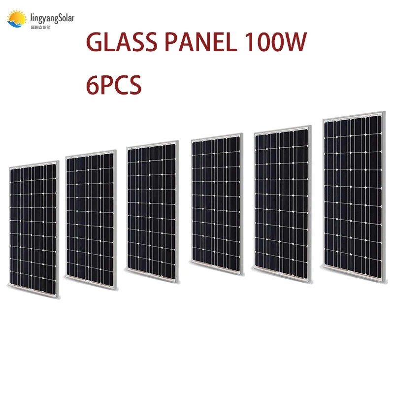 6 шт подойдет как для повседневной носки так Панели солнечные 100w12V 24V солнечный PV