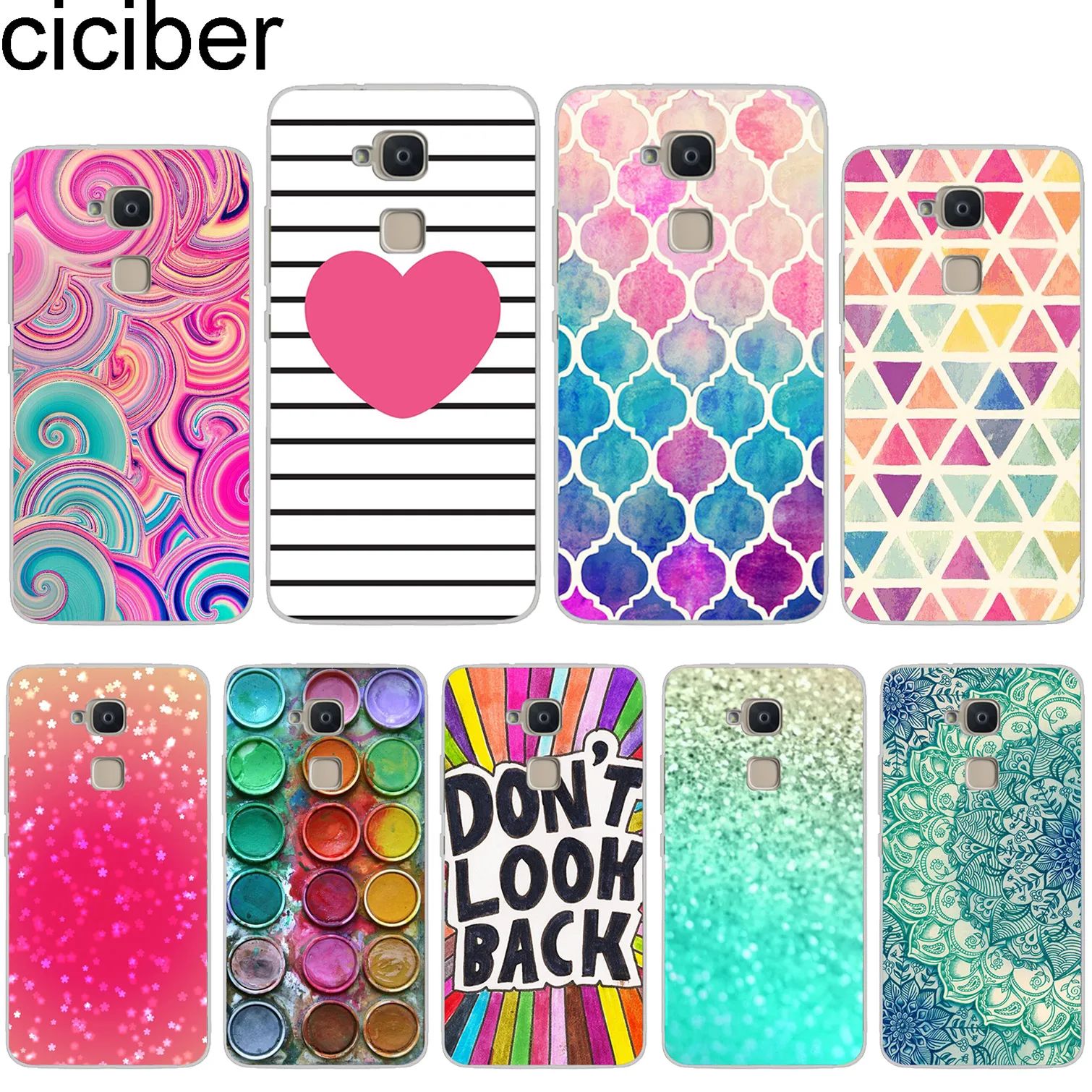 

ciciber Funda For BQ Aquaris X2 X U2 C U X5 V VS Plus Lite Pro E5S M5 M5.5 HD Soft Silicone Phone Cases Cute Love Small fresh