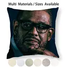 Чехол-наволочка с рисунком леса и уитера, из хлопка и льна