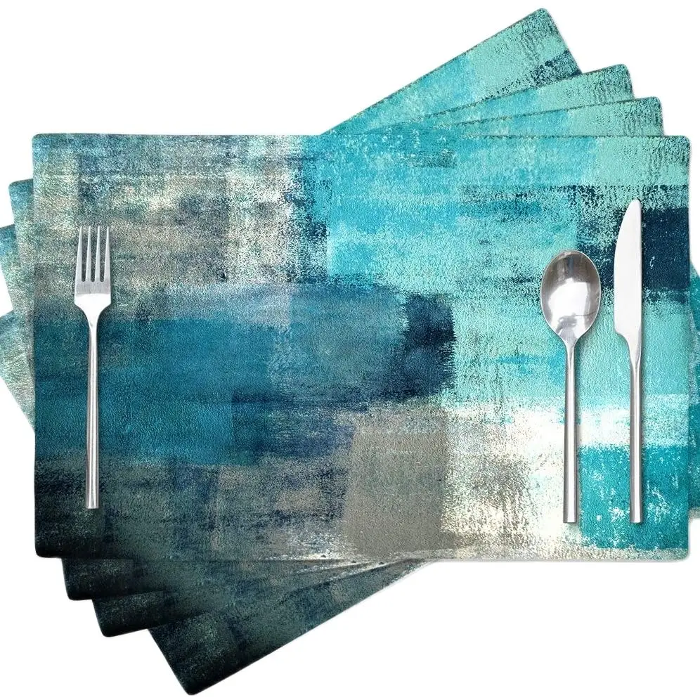 Набор из 4 салфеток для столового стола в современном стиле | Дом и сад