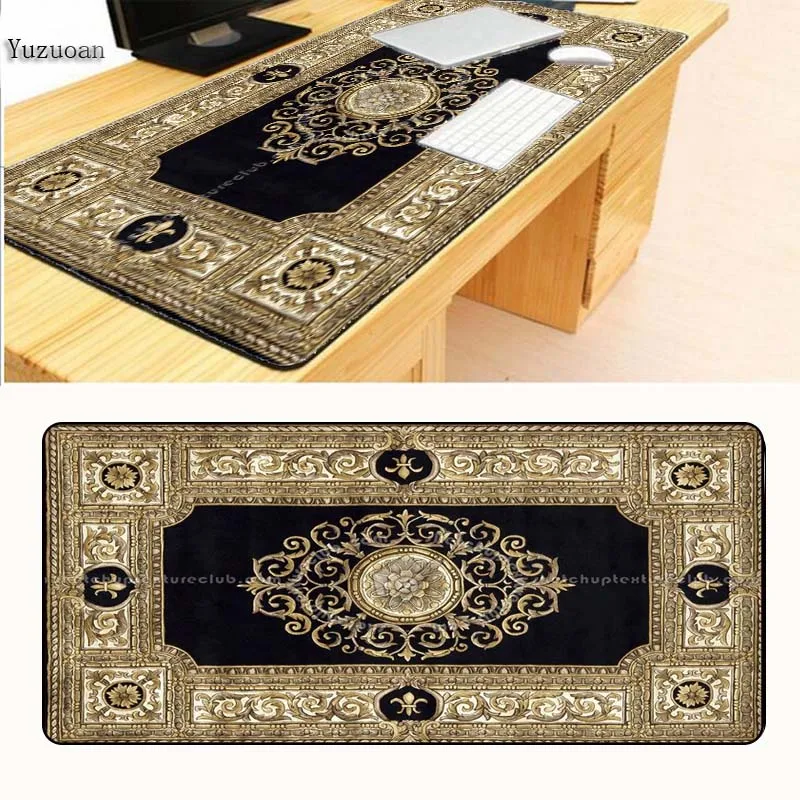 300X600X2MM Yuzuoan персональный персидский ковёр, ковровое колесо, оверлок, коврик для мыши XL 900*400 мм, профессиональные продукты на заказ, большой Настольный коврик - Цвет: 300X600X2MM
