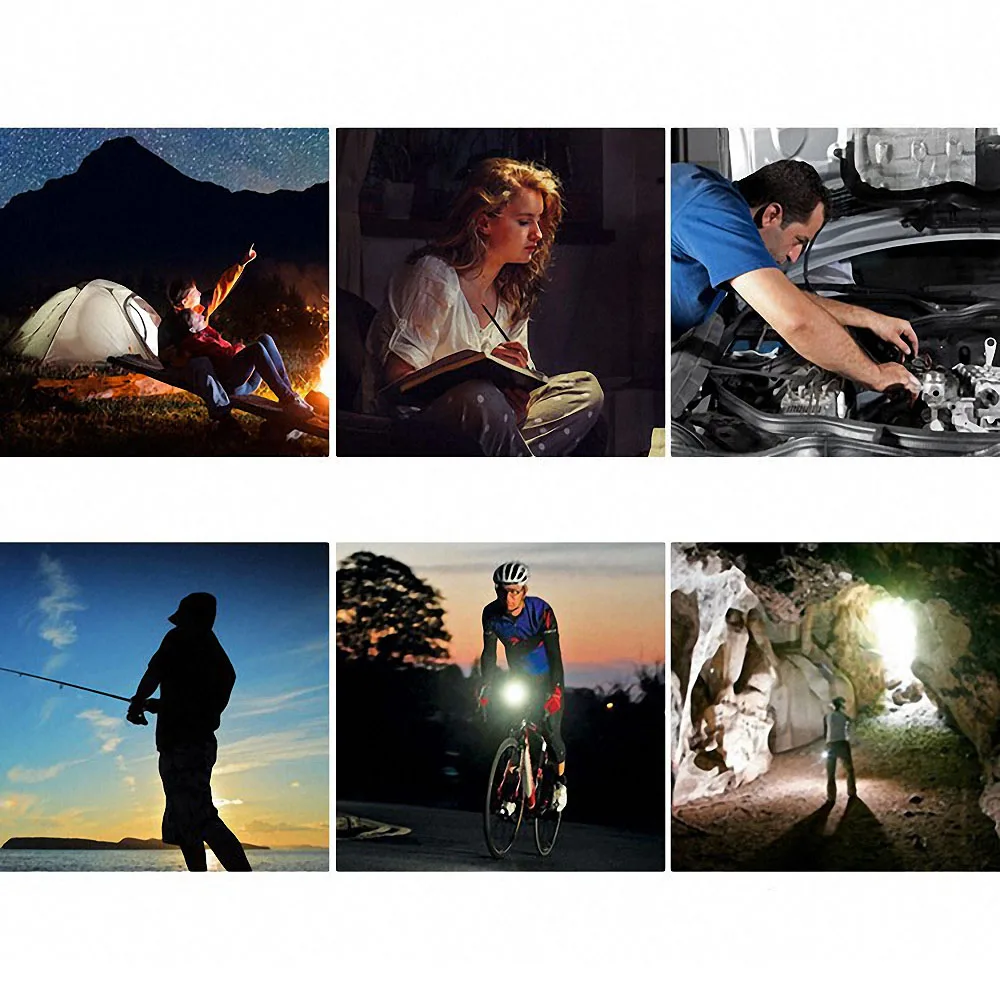 5 режимов COB светодиодный светильник фонарь Гибкий ручной рабочий магнитная