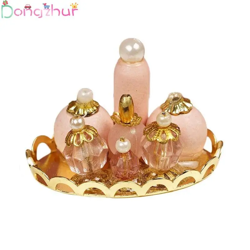 1:12 Кукольный домик поднос для парфюмерии миниатюрная мебель ткань модель