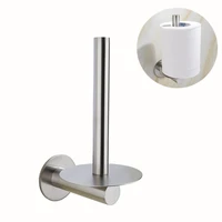 stainless steel toilet paper holder creative wall mounted toilet tissue rack for bathroom kitchen roll paper accessories