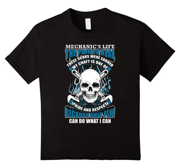 

MECHANIC'S LIFE Funny Auto Aircraft Engineer Men T-Shirt