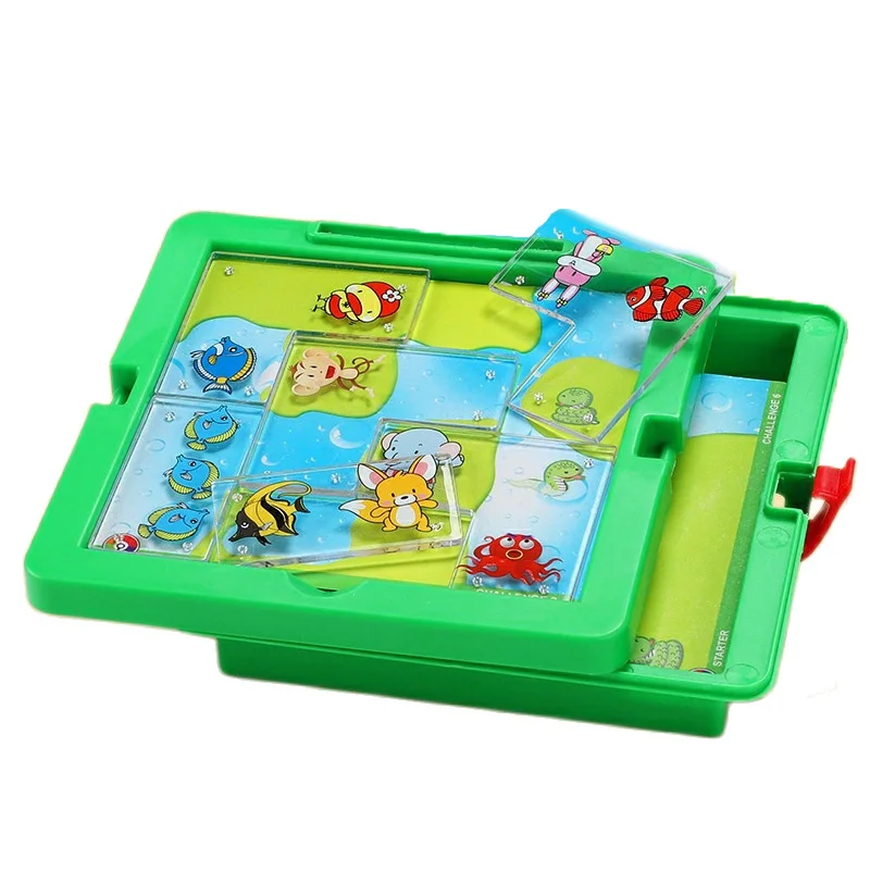 60 Challenges IQ Puzzle Intelligence Diy Creative Animal Paradise Game Mind Brain Board Educational Toy for Children |