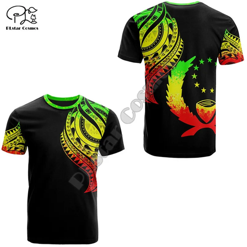 

Men's Women's Short Sleeve T-shirt Tribal Island Retro Tattoo Summer Street Clothing Polynesian Culture Silver Hot Sale 2021 New