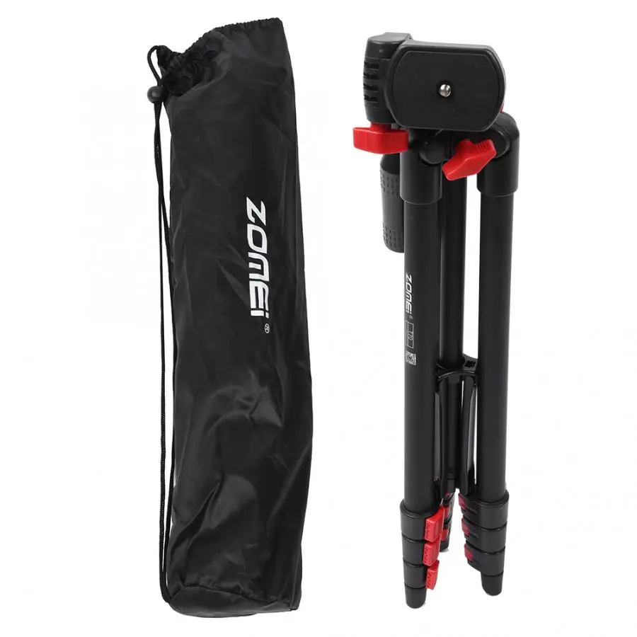 Zomei T80/T70/Q222/Q555/Q666/Q666C Профессиональный штатив для путешествий портативный регулируемый штатив для Canon беззеркальных/DSLR камер