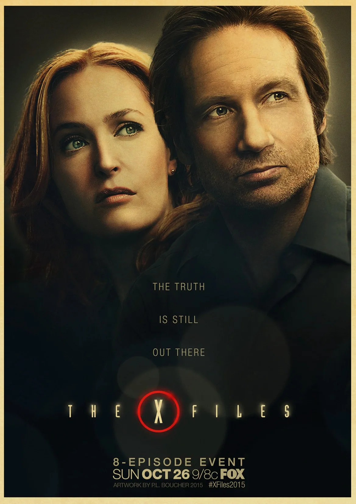 

Vintage Classic Movie The X-Files retro poster bar home decoration vintage kraft paper wall sticker