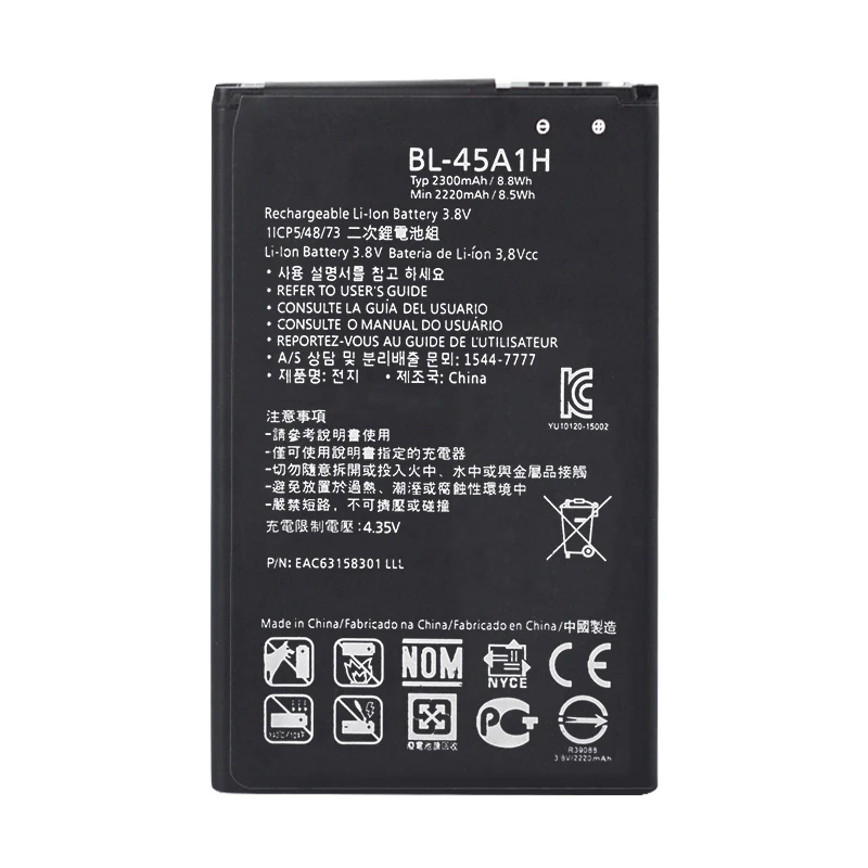 OHD Оригинальный аккумулятор для телефона LG G3 G4 G5 V20 K10 LTE батарея BL 53YH 51YF 42D1F 45A1H
