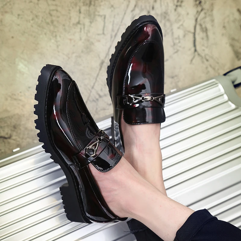 

Zapatos Informales De Hombre Sapatos Casual Men Shoes For Moccasins Sapato Sports Men's Fashion Leather Black Skin