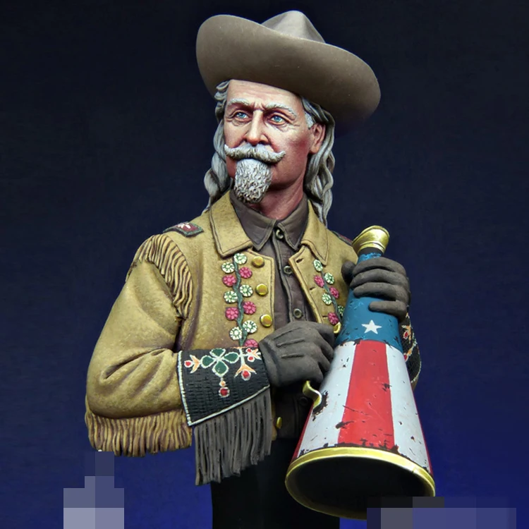 

Модель из смолы 1/12, бюст GK, Уильям Фредерик Коди, «бис буйвола», 1906, несобранный и Неокрашенный комплект