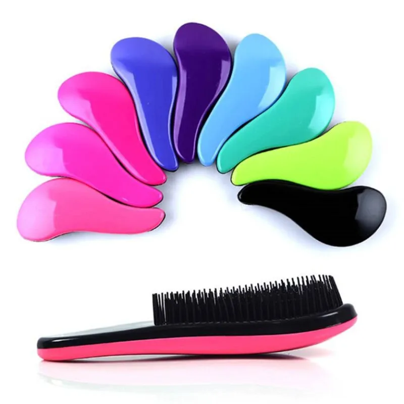 

1pcs Hot Magic Handle Comb Anti-static Massage Hair Brush Tangle Detangle Shower Massage Hairbrush Comb Salon Hair Styling Tool