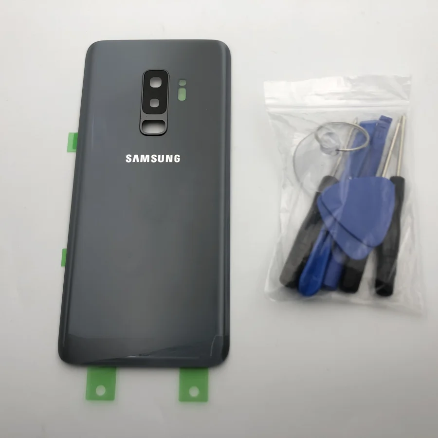 S9 Запасное стекло для samsung Galaxy S9 Plus G965 G965F G965FD крышка батареи Задняя Дверь Корпус G960 G960F G960FD+ инструмент