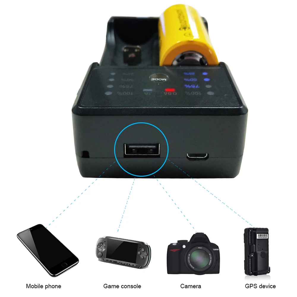 Быстрое зарядное устройство PALO AA AAA 18650 14500 для Nimh Nicd A SC аккумуляторов 3 7 в литий