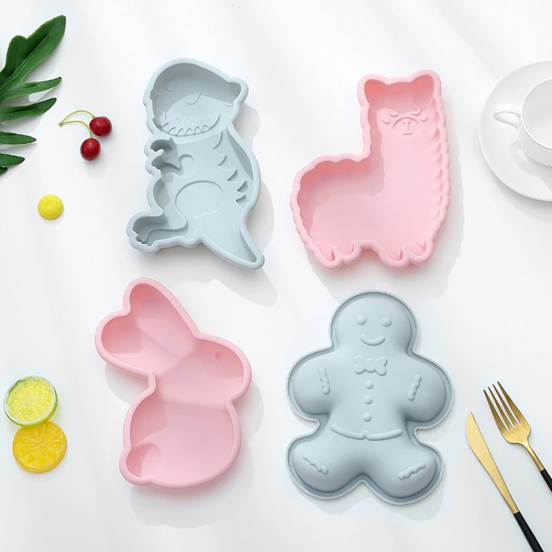 

3D Easter Creative Cartoon Chocolate Silicone Mold Kitchen Heat Resistant DIY Oven Baking Tray Handmade Cake Decorating Tool