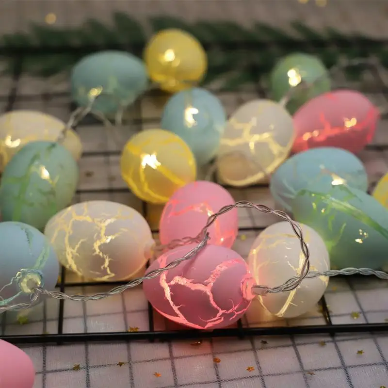 

10/20/30LED Easter Egg Led Light Bunny Rabbit String Fair Lights For Easter Party Wedding Decoration Easter Decorations For Home