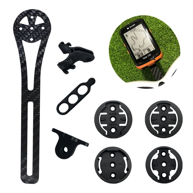 garmin carbon bike computer mount bicycle road bike cycling computer stopwatch mount holder for garmin gopro mount free global shipping