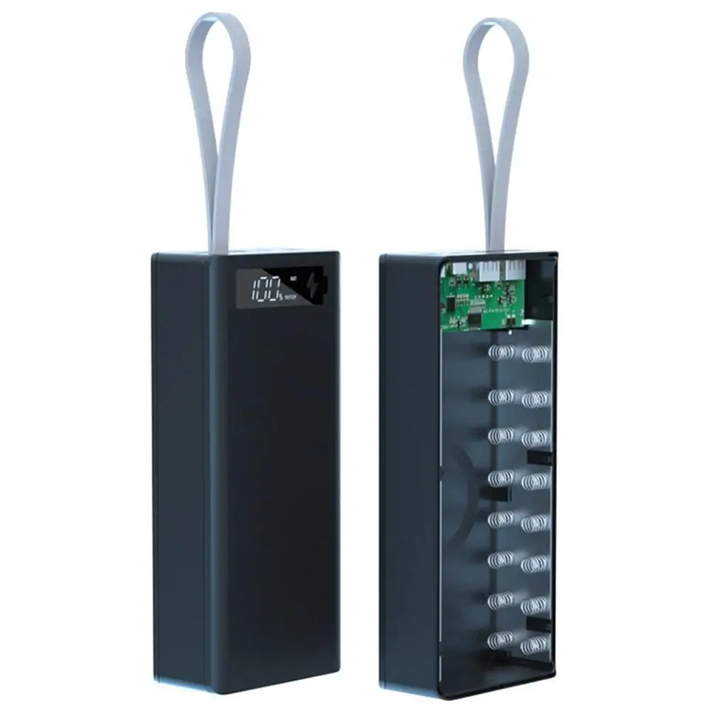 16*18650 PD QC3.0 USB 10 Вт сварочный контейнер для хранения аккумуляторов быстрая