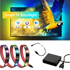 Светодиодная лента RGB Fita WS2812B WS2812, умная лампа с индивидуальной адресацией, питание от батареек 4 ААUSB, 5 В