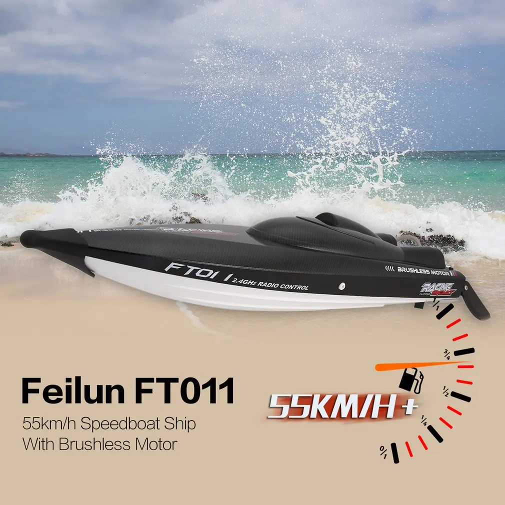 FT011 FT012 RC лодка 2,4G высокоскоростной бесщеточный мотор Встроенная система водяного охлаждения дистанционное управление гоночная скоростная лодка RC игрушки подарок